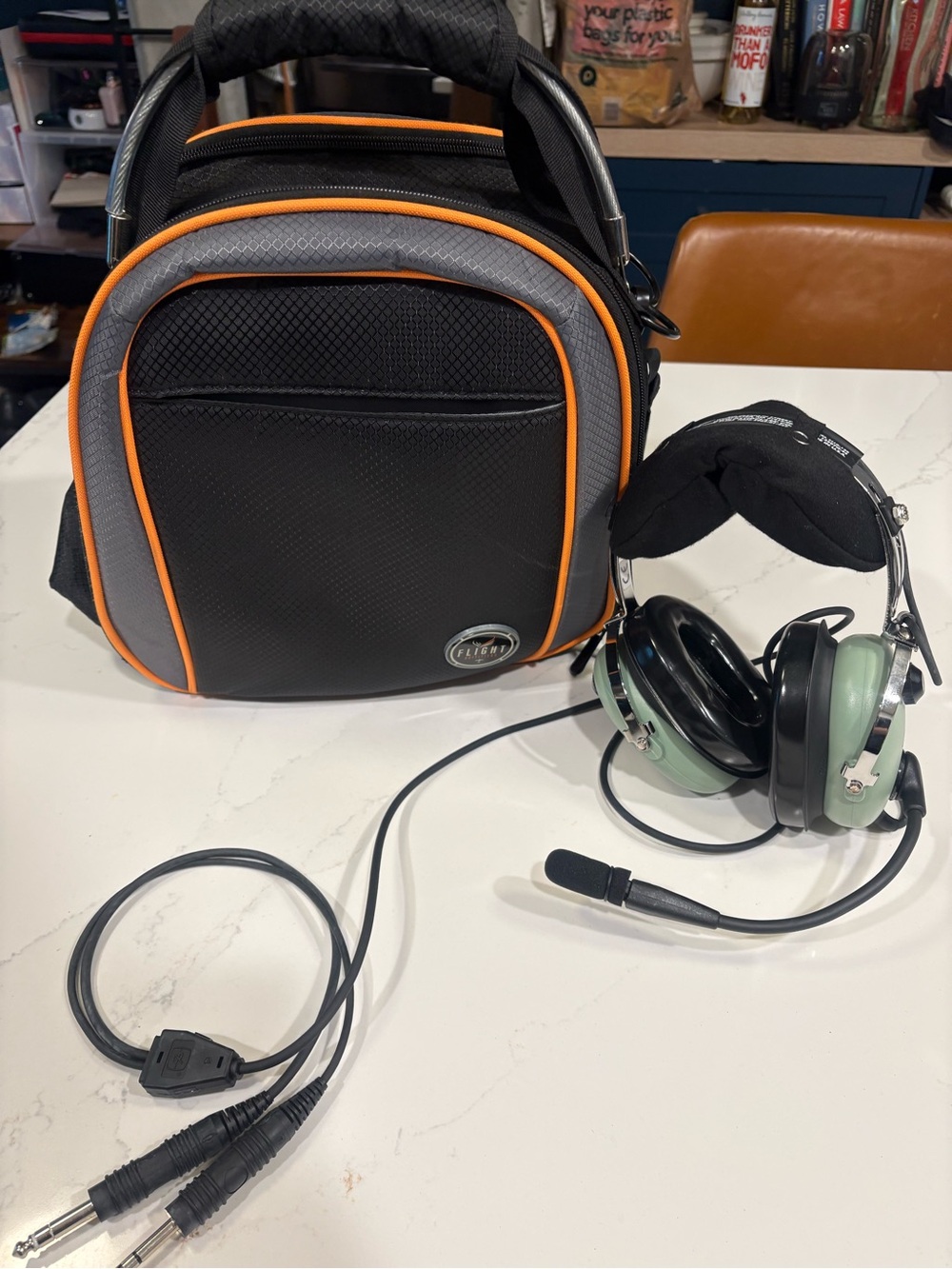 Aviation Gear Duo: David Clark H10-13S Headset + Flight Outfitters Bag! ✈️🎧